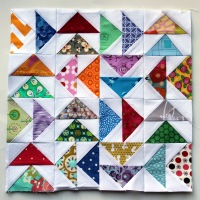 Flying Geese Paper Piecing Monday style
