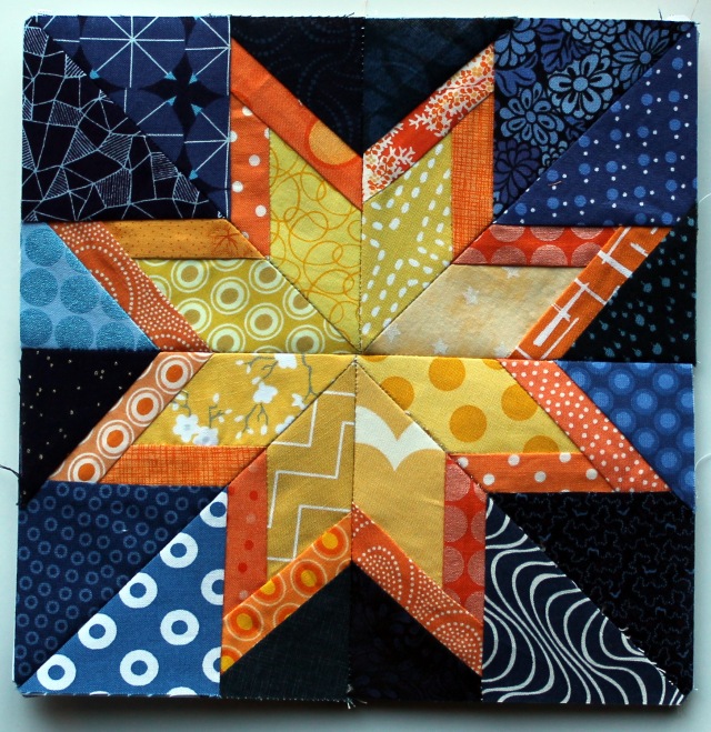 paper pieced star block