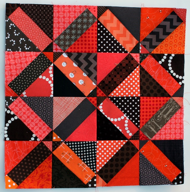 wq chocolate shoo fly quilt wip