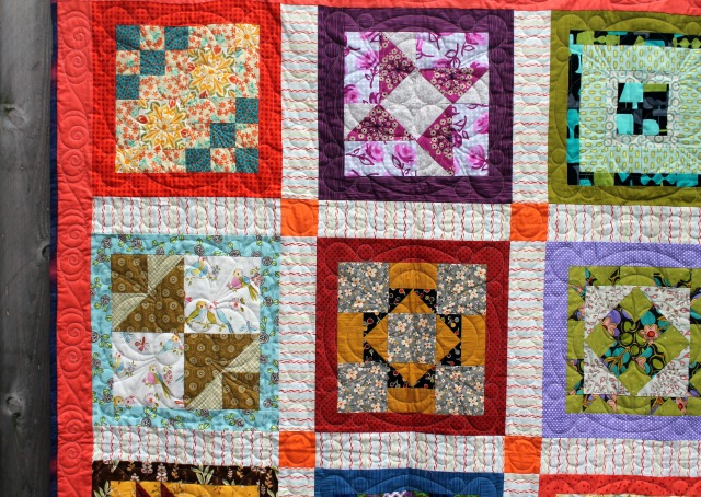 charity quilt detail